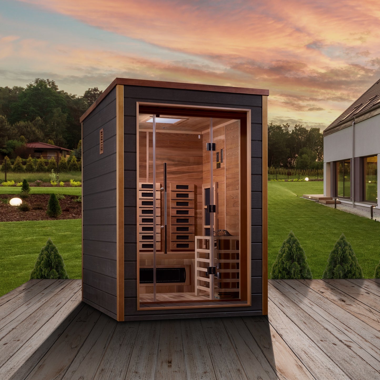 "Nora" Full Spectrum PureTech™ Hybrid Sauna