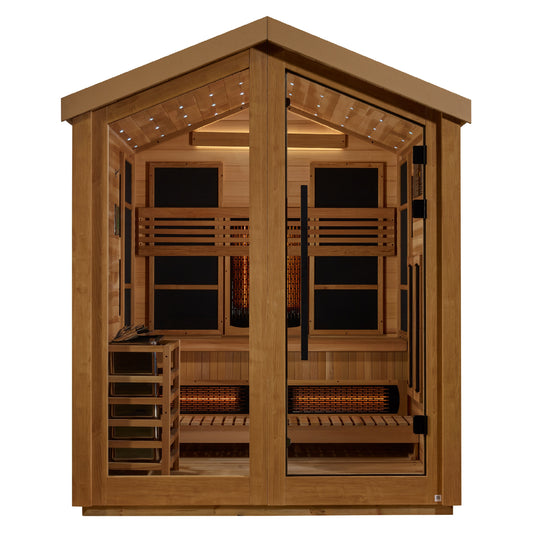 "Loviisa" PureTech™ Full Spectrum Hybrid Sauna