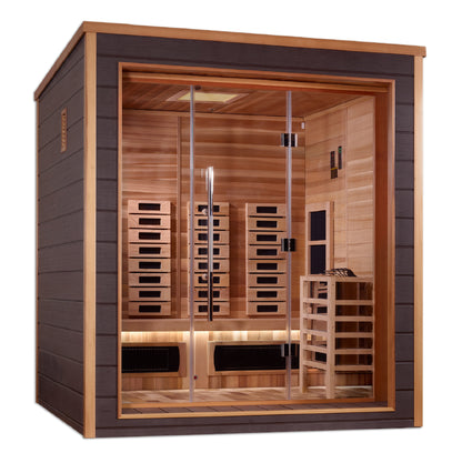 "Visby" Full Spectrum PureTech™ Hybrid Sauna