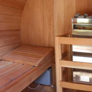 Canopy Barrel Sauna 6X5X6