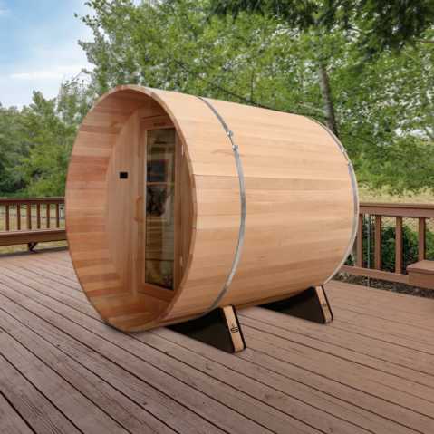 Canopy Barrel Sauna 6X5X6